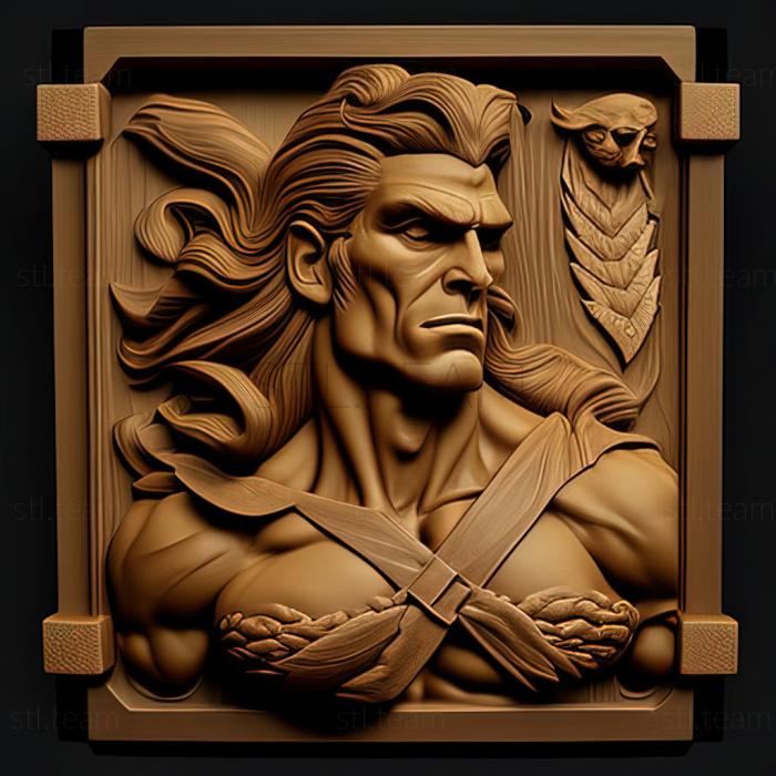 3D model Frank Frazetta (STL)